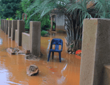 Las inundaciones en Sudáfrica también han afectado a la nación insular de Madagascar frente a la costa de África, así como a Malawi y Zambia. EFE/EPA/GCIS