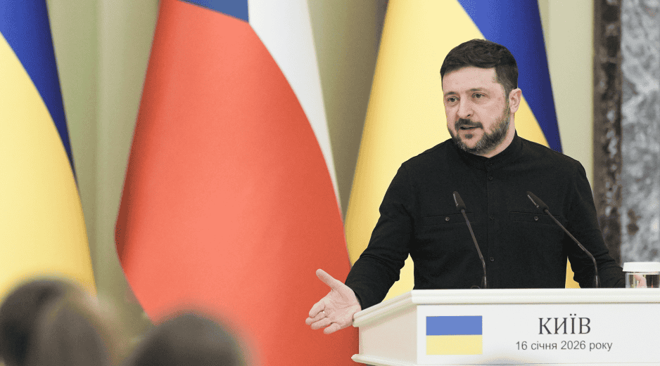 Zelenski anunció, a principios de este mes, que prepara con Estados Unidos y la Unión Europea un plan de paz. EFE/EPA/ S. Dolzhenko