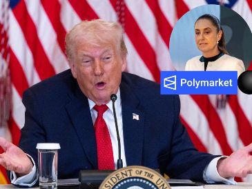 Esto dice la apuesta abierta de Polymarket sobre un posible ataque de EU a México. EFE / EPA / SHAWN THEW