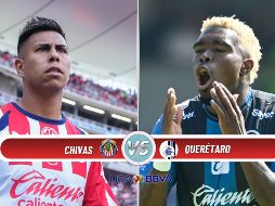 Chivas enfrenta a Querétaro en la J3 del Clausura 2026 de la Liga MX. ESPECIAL / IMAGO7 y CANVA