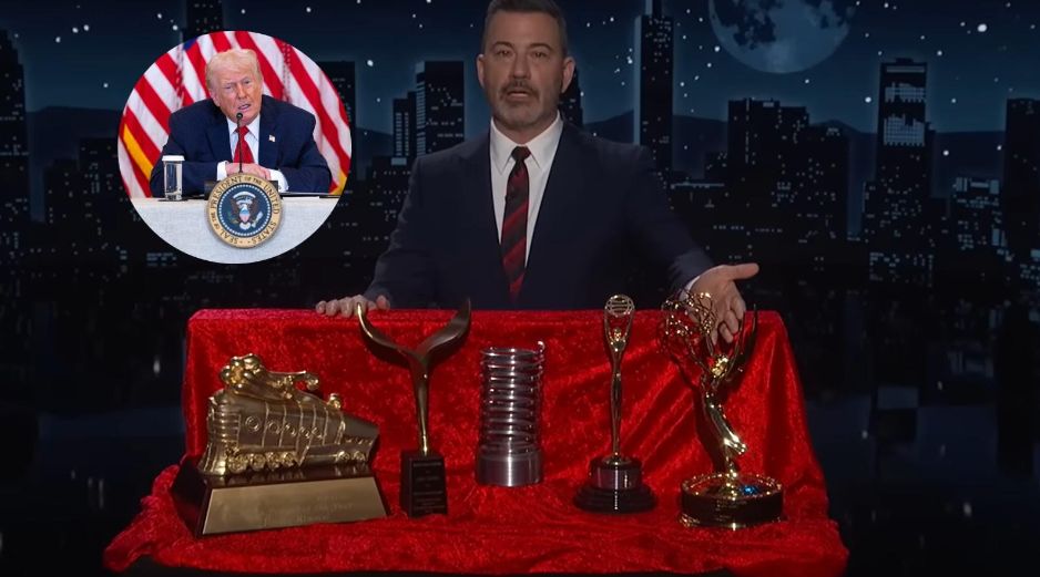 El cómico Jimmy Kimmel bromeó sobre la reunión entre Machado y Trump y señaló como algo 