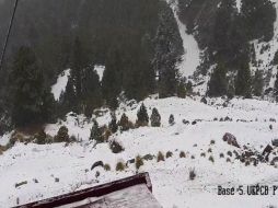 Hay una alta probabilidad de caída de granizo y aguanieve en el Parque Nacional Nevado de Colima. UEPCB