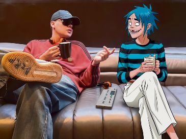 Bizarrap celebra su primer encuentro musical con Gorillaz en “Orange County”, un cruce de estilos. ESPECIAL