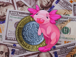 El peso va a continuar beneficiándose de un dólar débil. ESPECIAL / CANVA