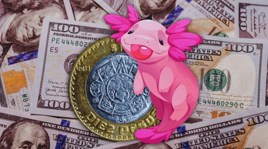 El peso va a continuar beneficiándose de un dólar débil. ESPECIAL / CANVA