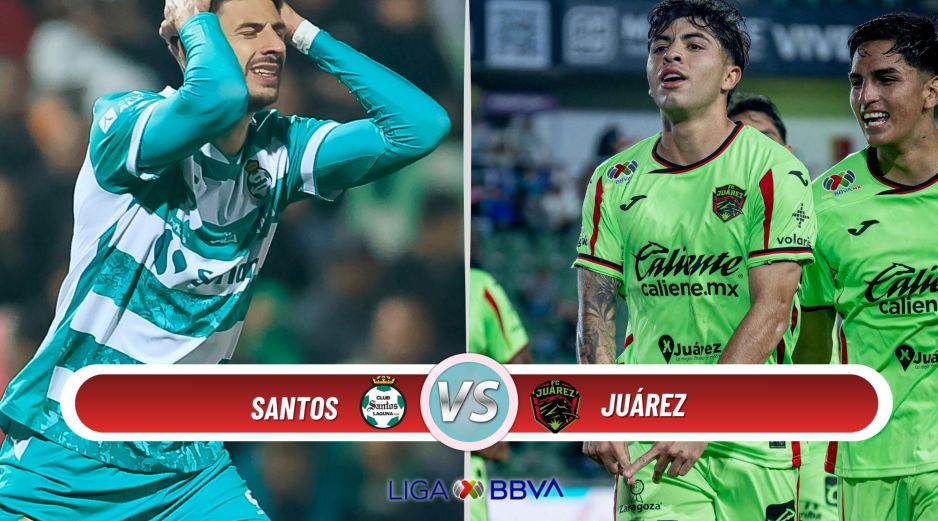 Santos y Juárez se enfrentan este domingo en el Estadio TSM por la J3. ESPECIAL / IMAGO7 y CANVA