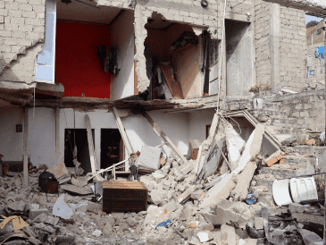 Las tres personas lesionadas por la explosión fueron una mujer mayor de edad y otros dos hombres. ESPECIAL