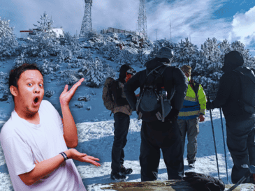 Protección Civil pide a los visitantes seguir las indicaciones del personal en el Nevado de Colima. ESPECIAL / Protección Civil Jalisco