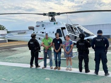 Las personas detenidas y lo asegurado quedaron a disposición de las autoridades respectivas para darle causa legal. ESPECIAL/X/ @SSeguridad_Mich