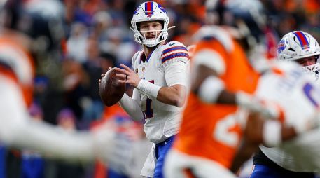 Josh Allen empeoró su marca a siete derrotas en siete tiempos extra jugados. AFP.