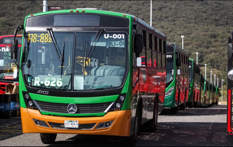 Camiones de transporte público en Jalisco participan en los programas de modernización. EL INFORMADOR/Archivo