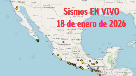 Sismos en México | EN VIVO | 18 de enero de 2026. ESPECIAL / SSN