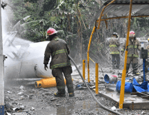 Para controlar el siniestro fue necesaria la intervención de al menos 25 elementos operativos del IPCET y de la Unidad Municipal de Protección Civil (UMPC) de Centro. ESPECIAL/Gobierno de Tabasco