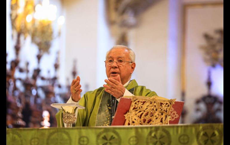 Robles Ortega explicó que en el conclave con el Papa se abordaron los temas de la sinodalidad y la evangelización. EL INFORMADOR / J. Acosta