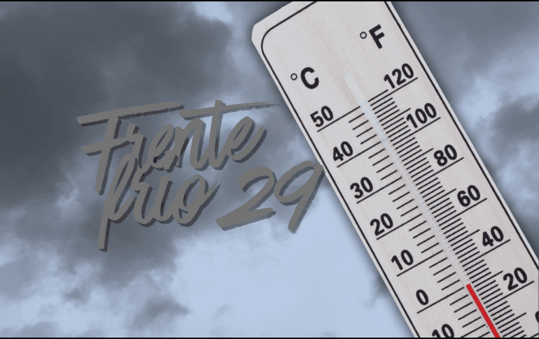 Un nuevo frente frío se aproximará a la frontera norte y noreste de México durante esta tarde. ESPECIAL / CANVA