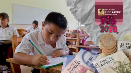 Los pagos de la Beca Rita Cetina son bimestrales y las fechas exactas se anuncian únicamente a través de medios oficiales. ESPECIAL / CANVA