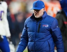 Sean McDermott se va con un récord de temporada regular de 98 triunfos y 50 derrotas, en playoffs deja una marca de ocho victorias y ocho tropiezos. AP / D. Zalubowski