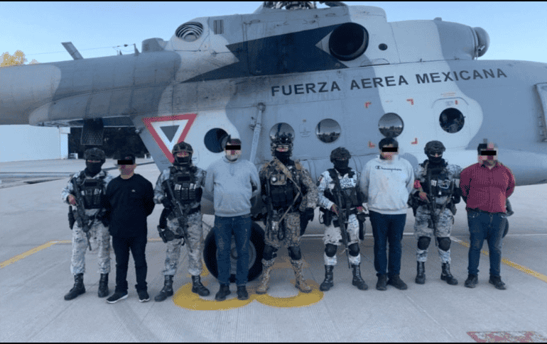 En un comunicado, la SSPC detalló que las fuerzas de seguridad detuvieron a los sospechosos tras detectar que se encontraban armados. X / @OHarfuch