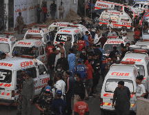 Karachi, la capital de la provincia de Sindh, tiene un historial de incendios mortales, a menudo atribuidos a estándares de seguridad deficientes y construcciones ilegales. EFE/EPA/S. Akber