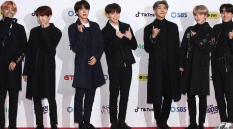 La agrupación conformada por Kim Nam-joon, Kim Seok-jin, Min Yoon-gi  Jung Ho-seok, Park Ji-min, Kim Tae-hyung y Jeon Jung-kook darán su show este próximo 7, 9 y 10 de mayo. EFE/ARCHIVO