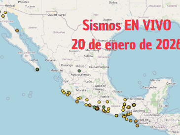 Sismos en México | EN VIVO | 20 de enero de 2026. ESPECIAL / SSN