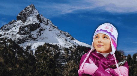 La segunda nevada de la temporada para el Nevado de Colima podría suceder pronto. EL INFORMADOR / ARCHIVO / ESPECIAL / CANVA