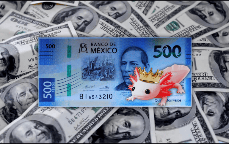 Estrategas de Banorte calculan que el peso seguirá beneficiándose de un dólar débil. ESPECIAL / CANVA