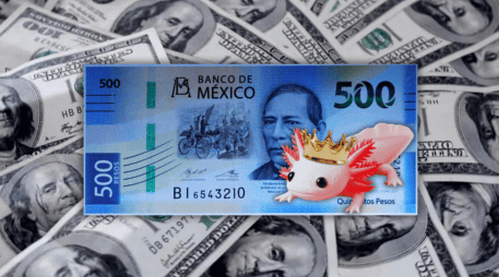 Estrategas de Banorte calculan que el peso seguirá beneficiándose de un dólar débil. ESPECIAL / CANVA