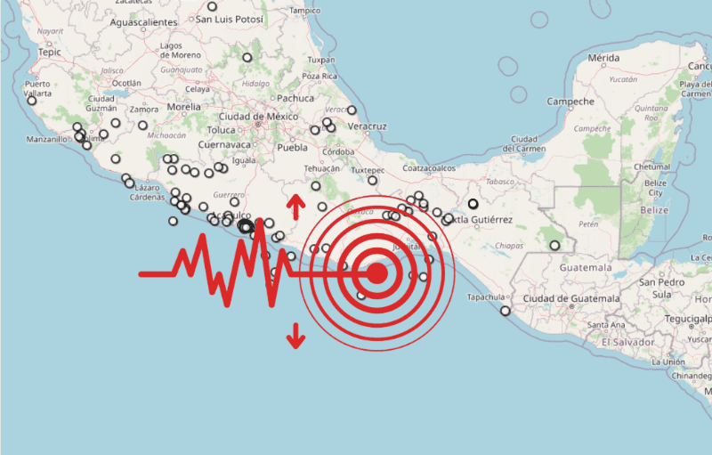 Sismo en Oaxaca. ESPECIAL / SSN&nbsp;