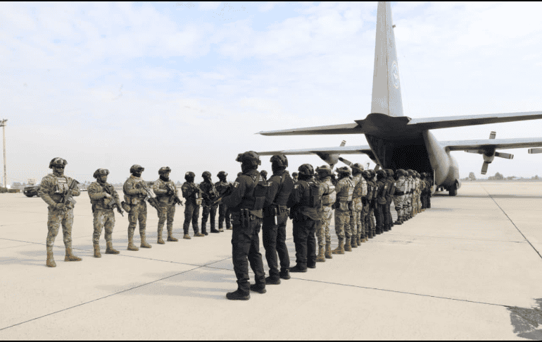 La acción se ejecutó conforme a la Ley de Seguridad Nacional. X / @OHarfuch