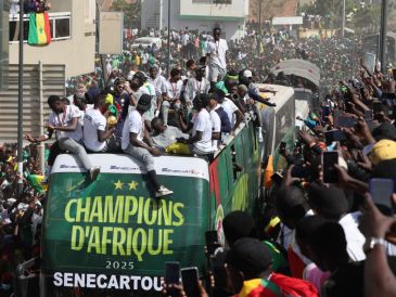 Los jugadores partieron hacia el barrio Patte d