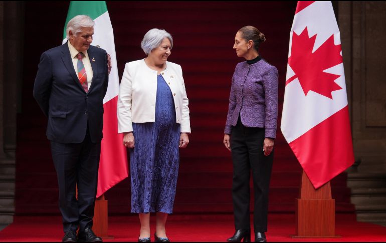Sheinbaum destacó que Mary Simon es la primera gobernadora general indígena de Canadá. ESPECIAL/X / @Claudiashein