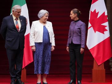 Sheinbaum destacó que Mary Simon es la primera gobernadora general indígena de Canadá. ESPECIAL/X / @Claudiashein