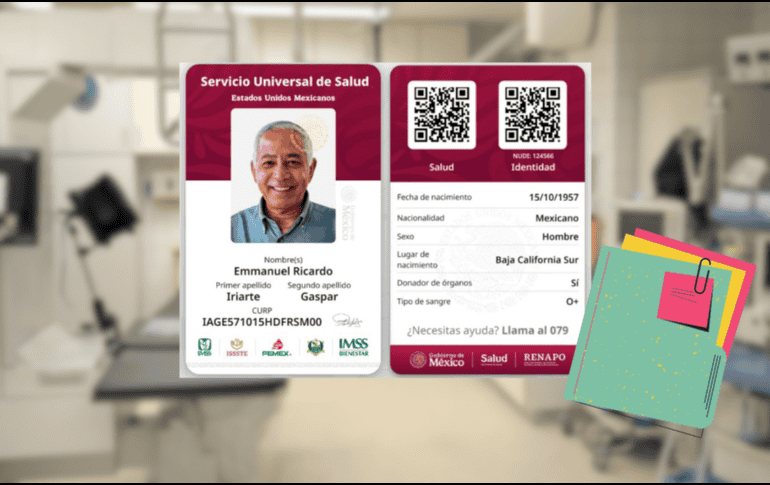 Esta credencial será válida en las principales instituciones de salud pública: el IMSS, el ISSSTE, el IMSS Bienestar. ESPECIAL