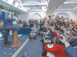 El presidente de EU continuó con sus polémicas declaraciones desde la Casa Blanca. EFE