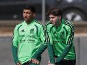 Jugadores mexicanos durante el entrenamiento previo al duelo ante los panameños.ESPECIAL
