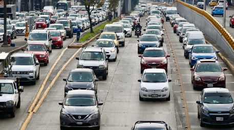El programa Hoy No Circula se aplica de las 5:00 a las 22:00 horas en todas las alcaldías de la Ciudad de México y en tres zonas conurbadas del Estado de México. SUN/Archivo