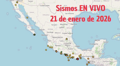 Sismos en México | EN VIVO | 21 de enero de 2026. ESPECIAL / SSN