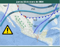 Continuará el evento de Norte con rachas intensas en el Golfo de México y el sureste. CORDINACIÓN NACIONAL DE PROTECCIÓN CIVIL