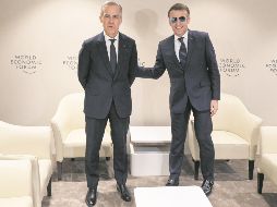 Mark Carney y Emmanuel Macron mostraron las posturas más enérgicas contra Donald Trump y su gobierno, respecto a las amenazas arancelarias de los días recientes. AFP