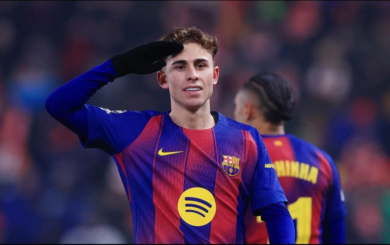 Fermín marcó dos tantos en la victoria de los blaugranas. EFE/M. Divisek