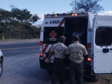 El infante tuvo que ser trasladado por sus condiciones de salud. ESPECIAL / FACEBOOK Protección Civil Jalisco