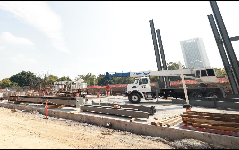 Autoridades brindaron un balance sobre los avances que lleva la construcción del C5 en Jalisco que se construye en la colonia Providencia. ESPECIAL / C5 Escudo Jalisco
