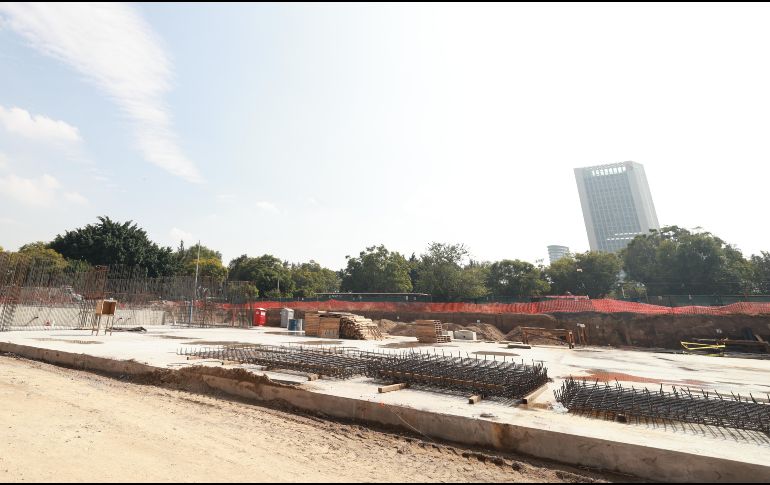 Autoridades brindaron un balance sobre los avances que lleva la construcción del C5 en Jalisco que se construye en la colonia Providencia. ESPECIAL / C5 Escudo Jalisco