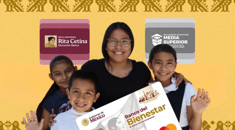 Los depósitos de las becas se realizarán cada dos meses, siguiendo el calendario escolar. Hasta el momento, no se han anunciado modificaciones en la forma de pago de los apoyos para el año 2026. ESPECIAL / Programas del Bienestar y CANVA