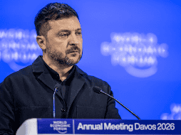 Volodímir Zelenski, en el foro Económico de Davos. EFE / G. Ehrenzeller