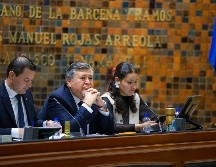 El secretario de Hacienda del Estado, Luis García Sotelo, señaló que la financiera Broxel, encargada de proveer las tarjetas únicas Jalisco, está respaldada por su historial. EL INFORMADOR/ A. Navarro