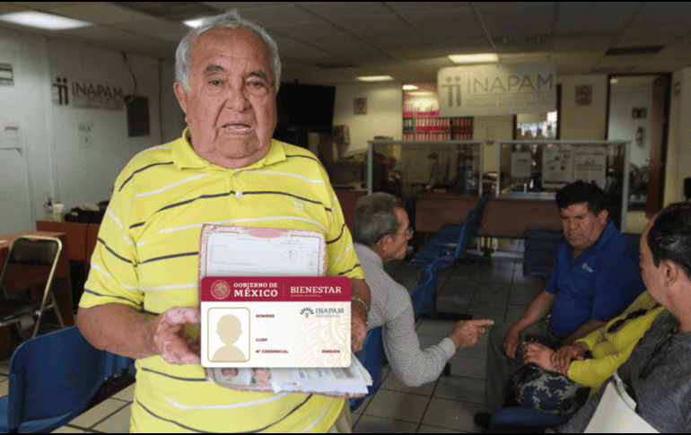 El trámite para solicitar la credencial o pedir su reposición está disponible a partir de los 60 años de edad y se realiza de manera gratuita en los módulos del Bienestar. ESPECIAL/ EL INFORMADOR/ ARCHIVO