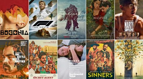 Imagen con las 10 películas nominadas en la categoría principal de los Oscar: Mejor película. AP