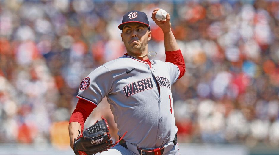 El lanzador zurdo acumula récord de 26-41 y efectividad de 4.19 en cuatro temporadas. AFP/L. Cunningham